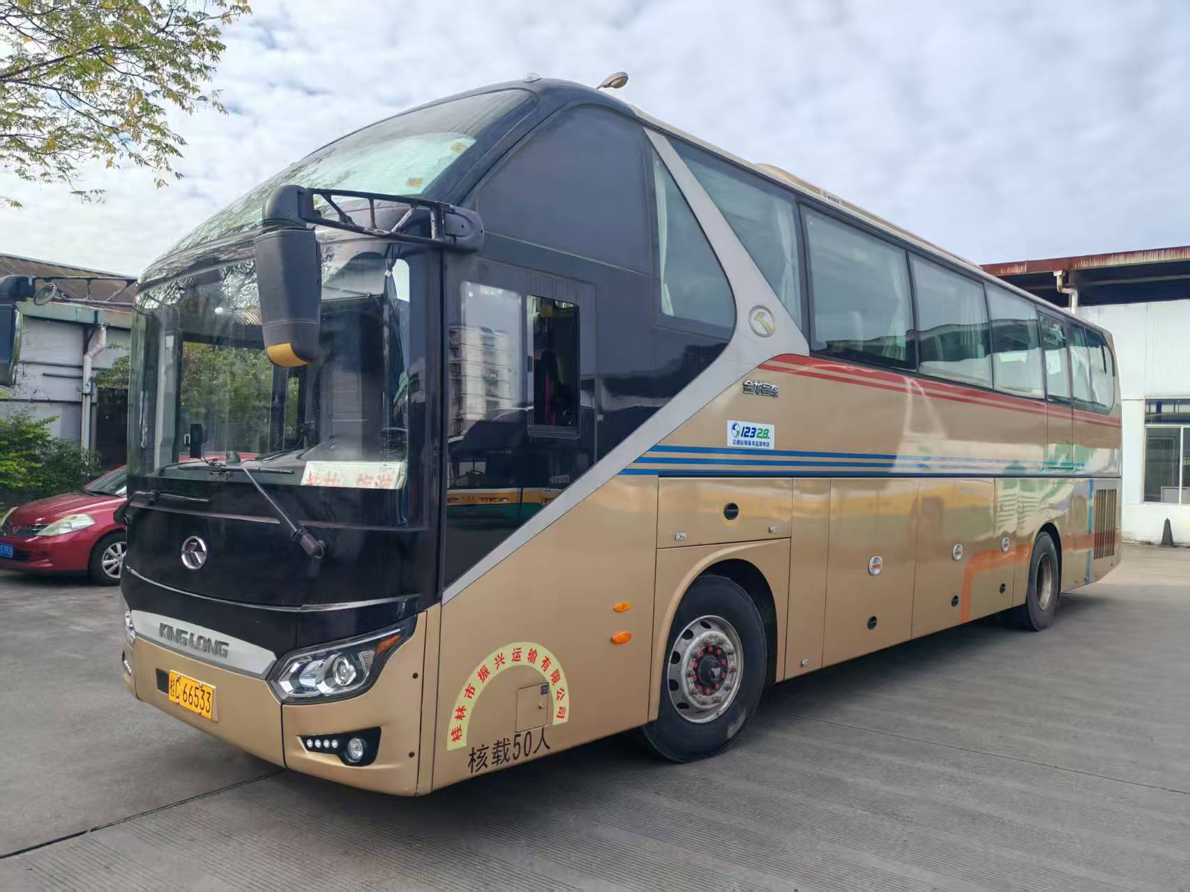 50-seat coach exterior example